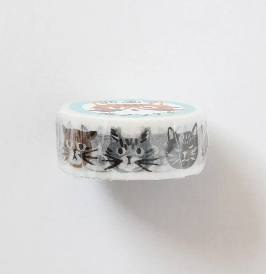 Cat Faces Washi Tape
