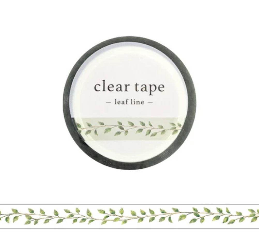 Line Leaf 7mm (Thin) Washi Tape
