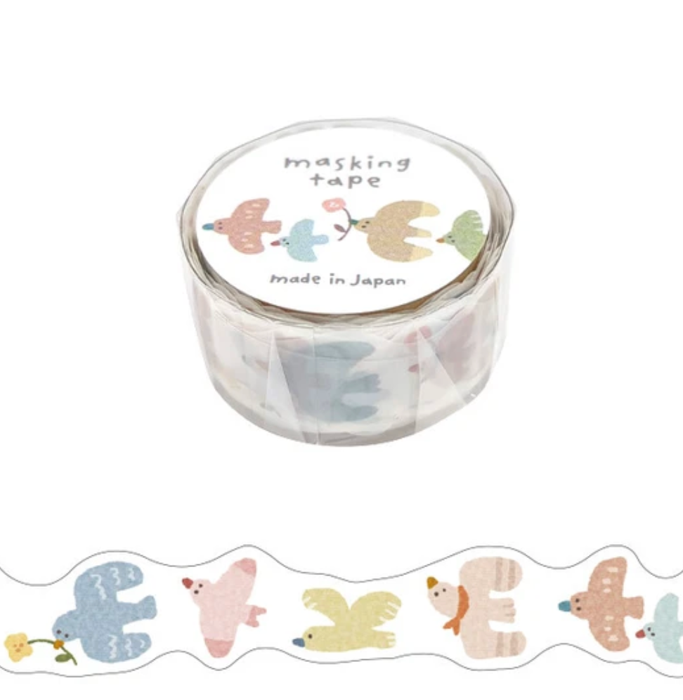 Dusty Masking Tape Die-cut Tori