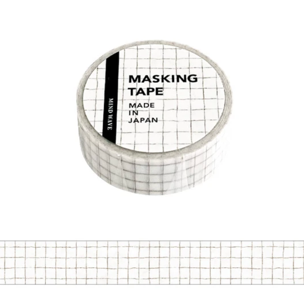 Mind Wave Pattern, Check 12 Masking Tape