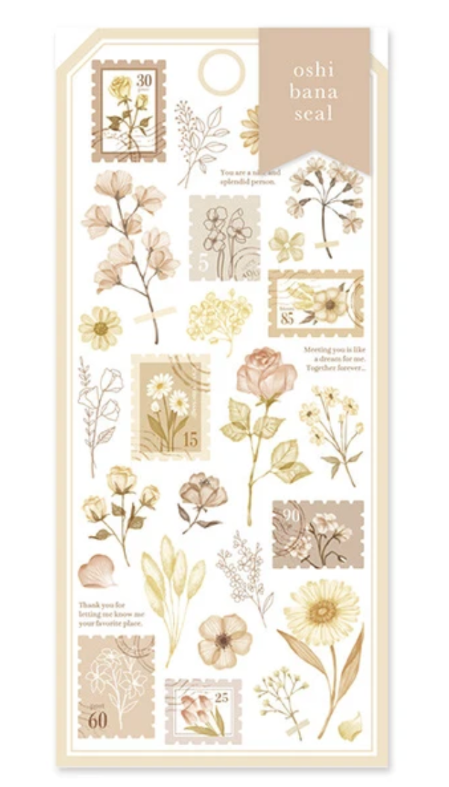 Ivory Oshibana Stickers