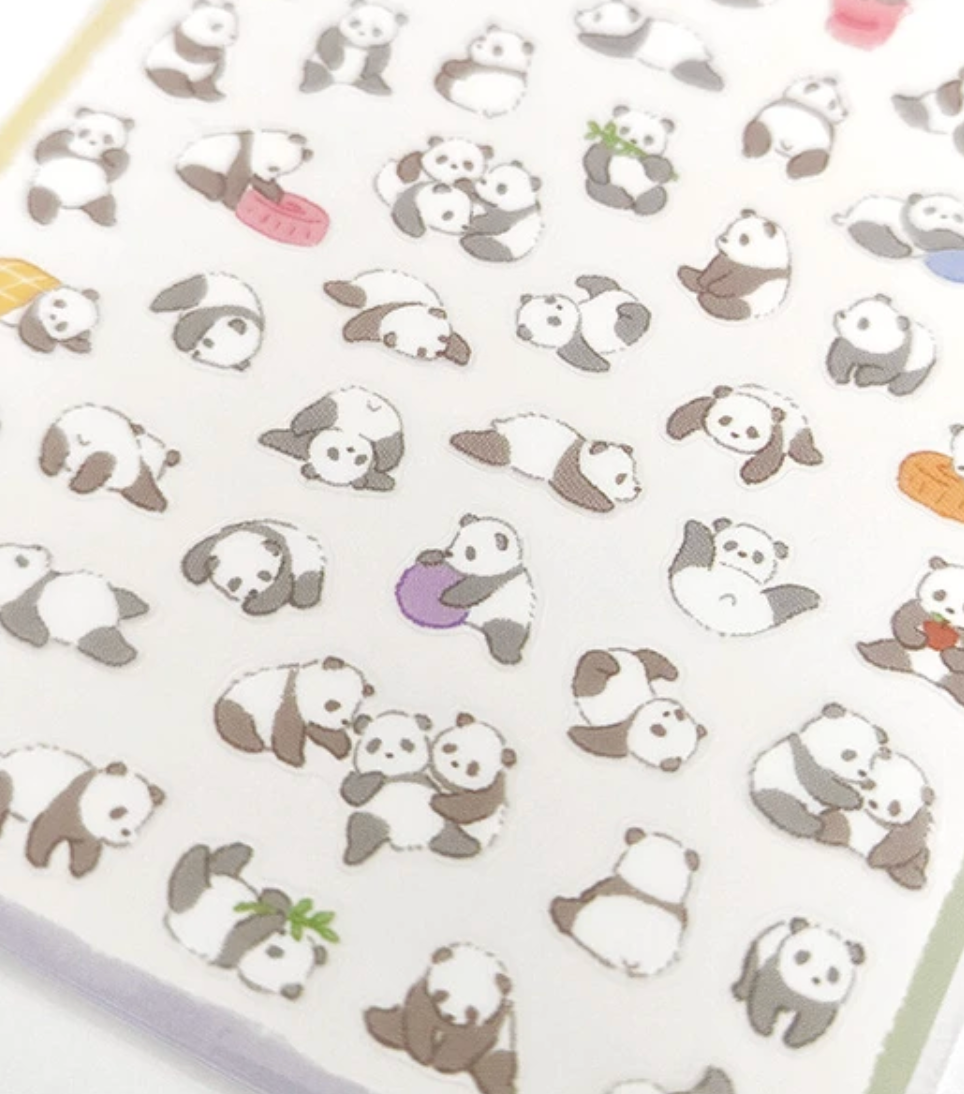 Puchi Fuwa - Petit Fluffy Sticker Panda