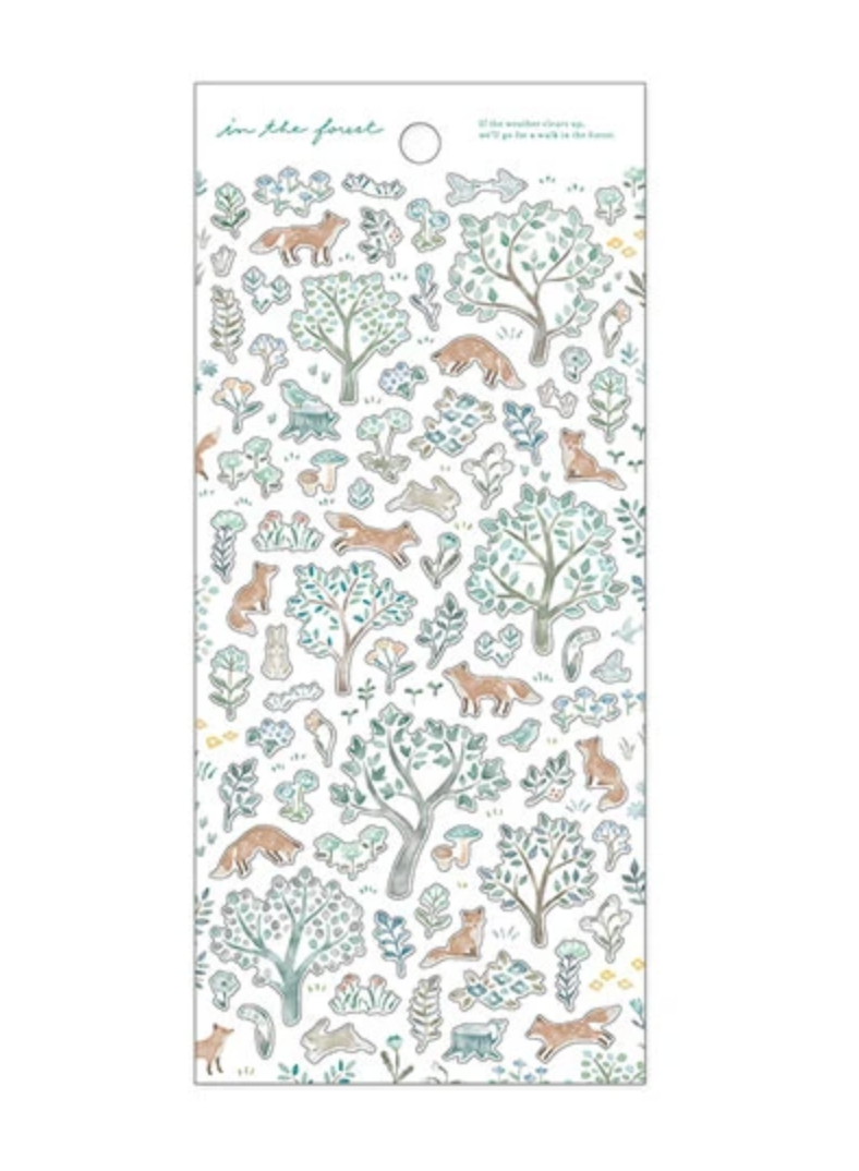 In The Forest Sticker Sheet - Fox