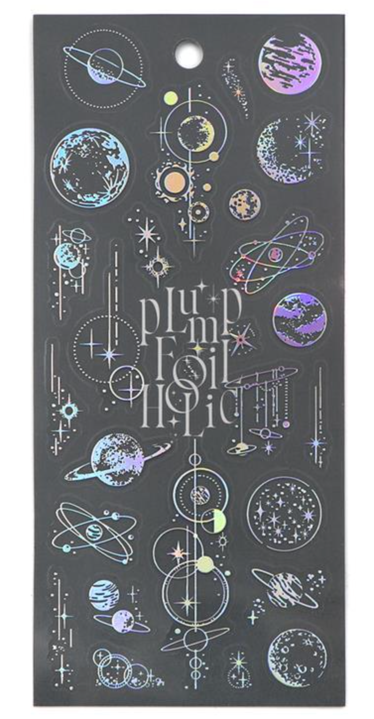 Plump Foil Holic Seal Planet