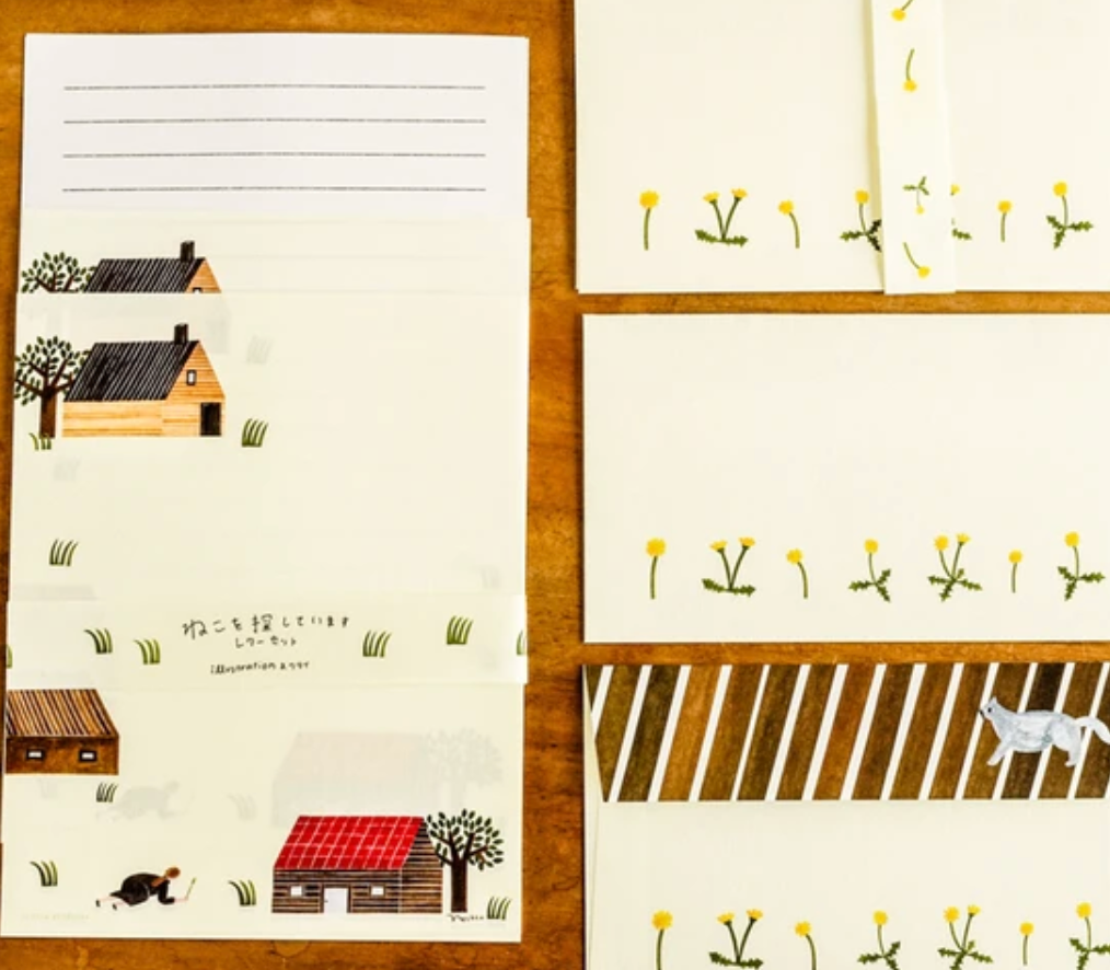 Necktie - Looking for a Cat Letter Set
