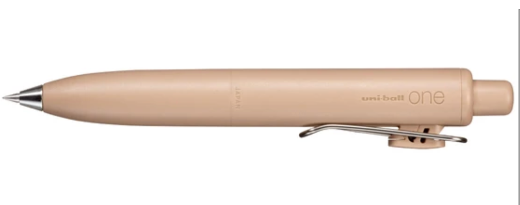 Uni-ball One P Gel Pen in Coffee, 0.38 mm