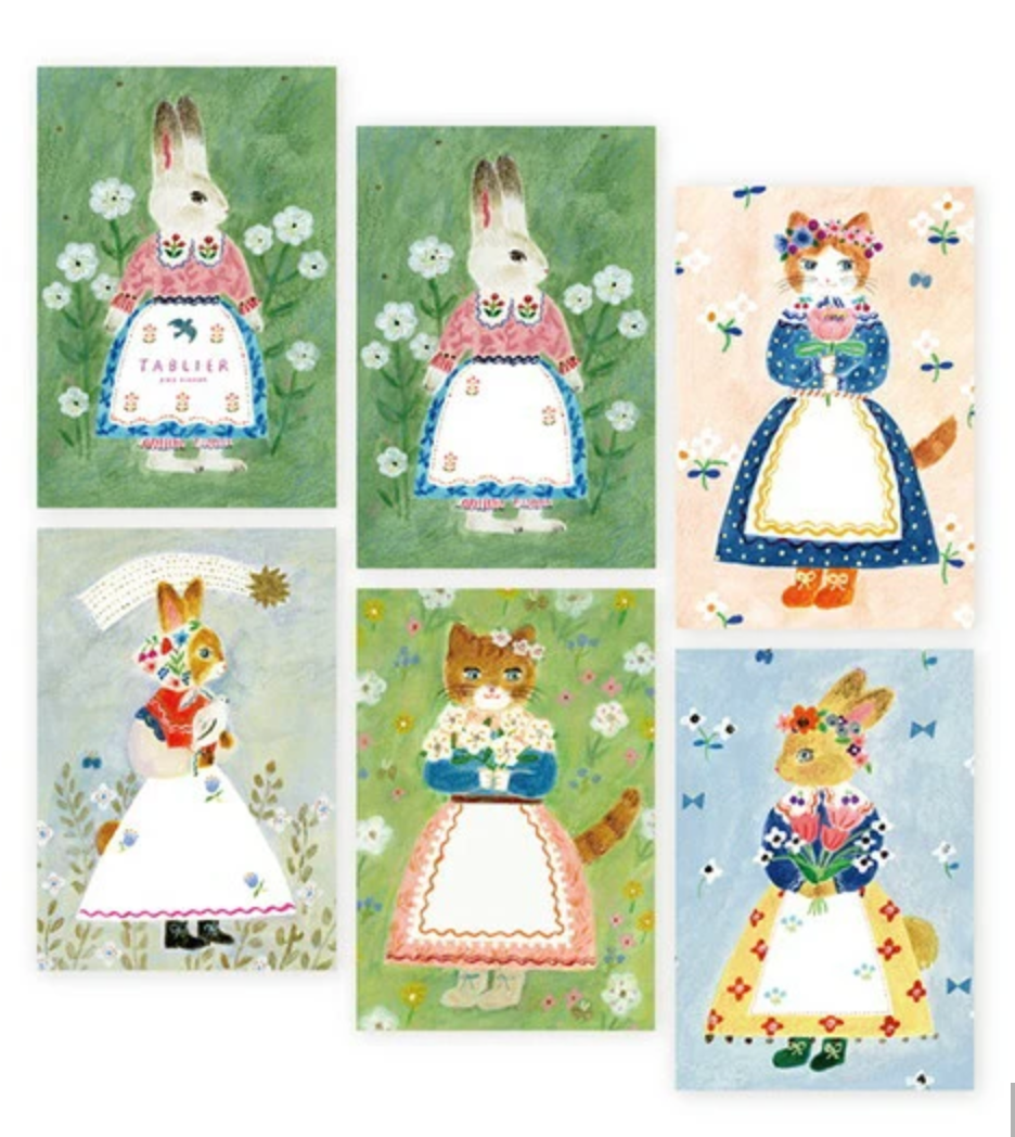 Tablier Postcards