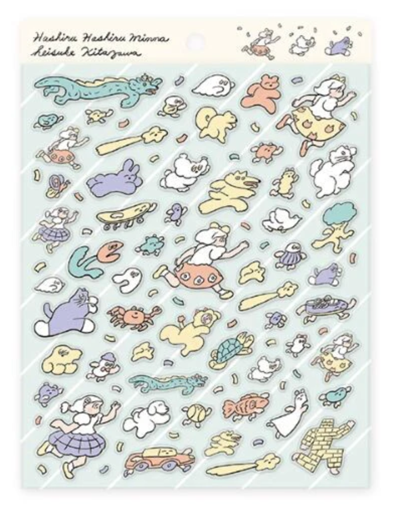 Seal Run Run Everybody Sticker Sheet