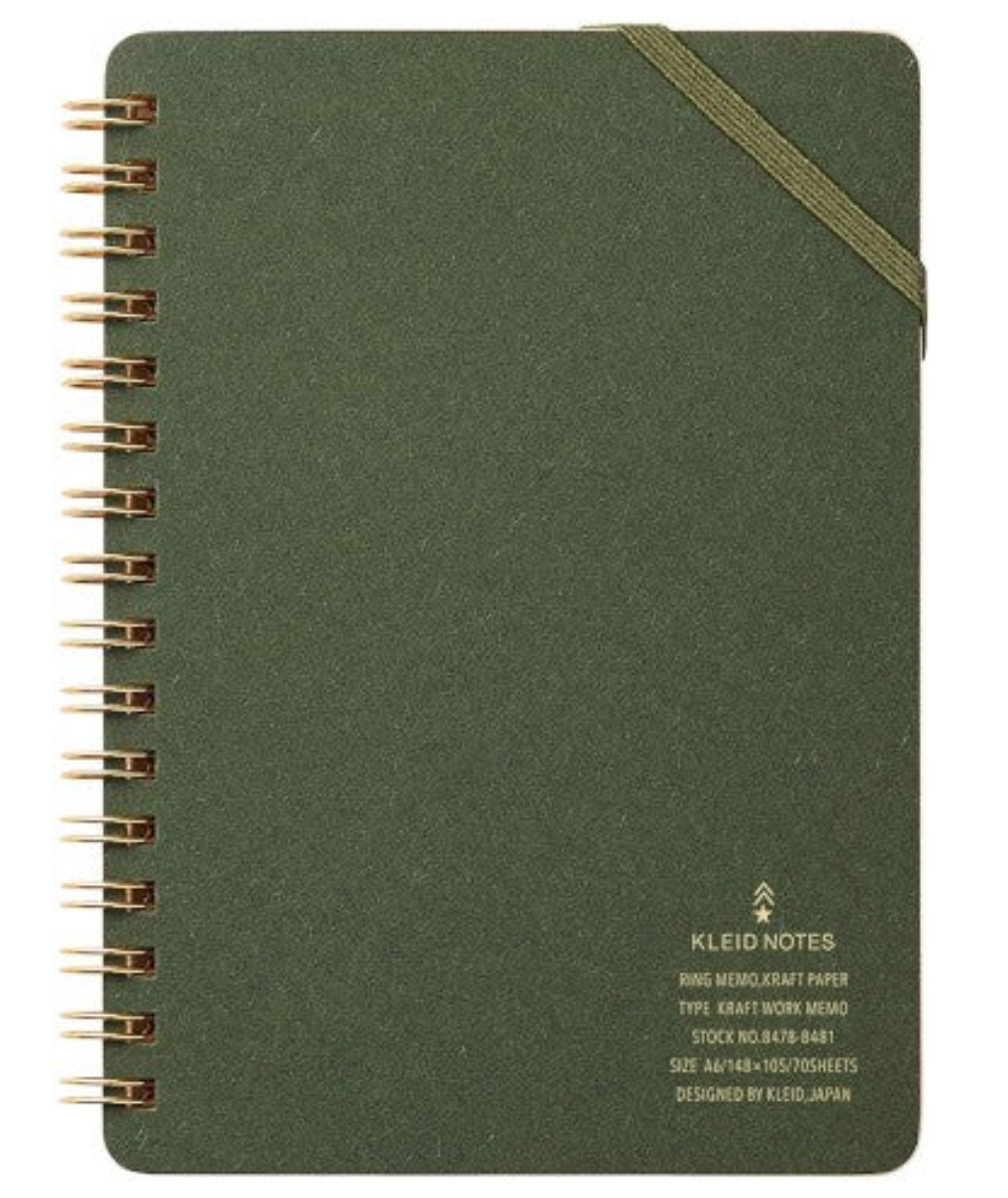 KRAFT WORK MEMO A6 OLIVE DRAB (8480)