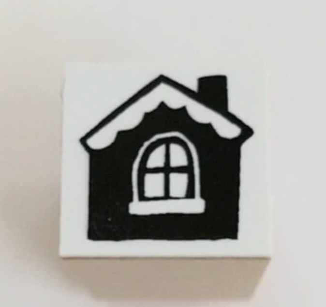 Decoration stamp Chibi stamp House