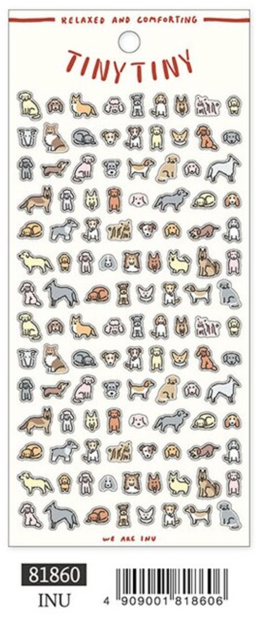 Tiny Tiny Inu Sticker Sheet