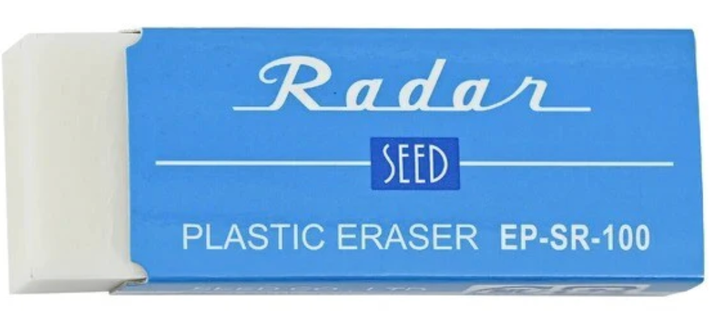 Radar SEED Plastic Eraser
