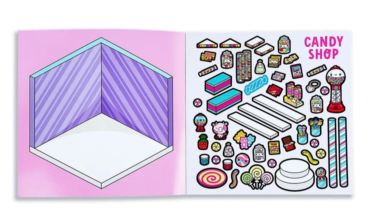 Tinytown Stickers Book