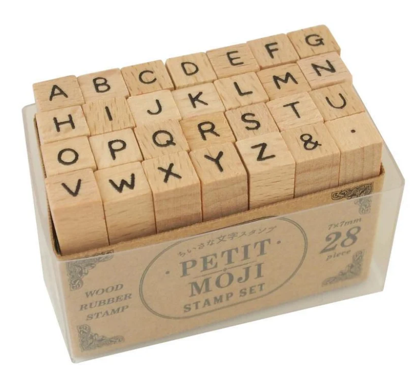 Petit Moji Stamp Set Alphabet #1