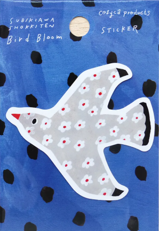 Subikawa Bird Bloom Vinyl Sticker
