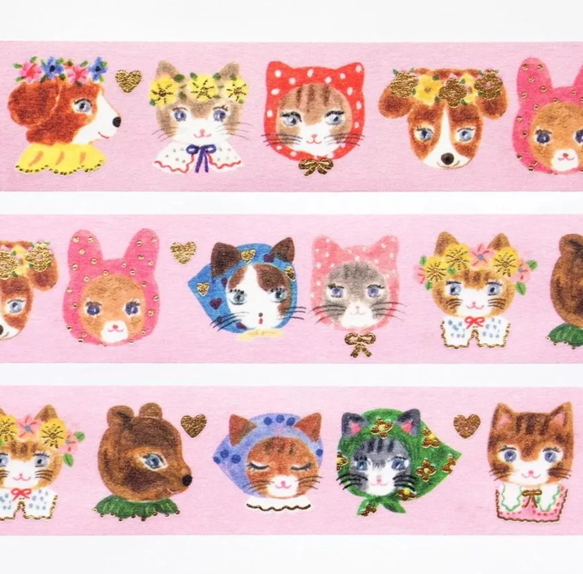 Aiko Fukawa foil stamped masking tape Niko Niko
