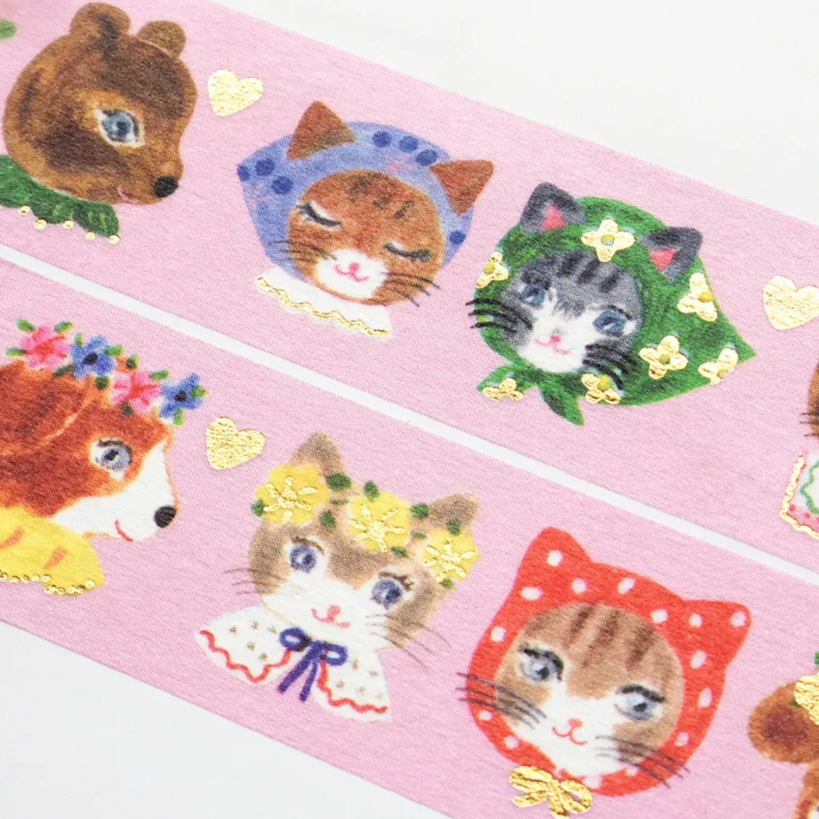 Aiko Fukawa foil stamped masking tape Niko Niko