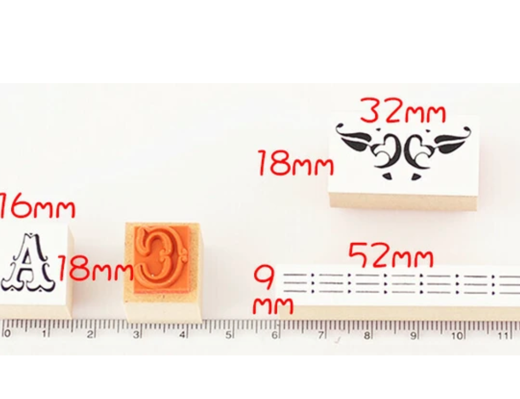 Alphabet Stamps Vintage