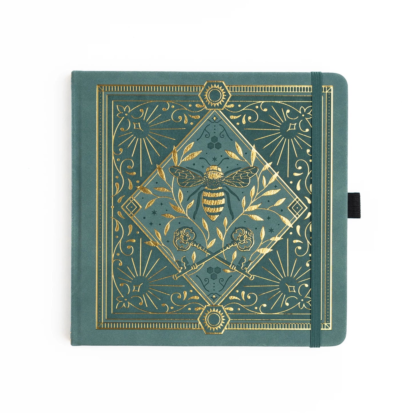 Keeper of the Bees in Soft Teal Notebook