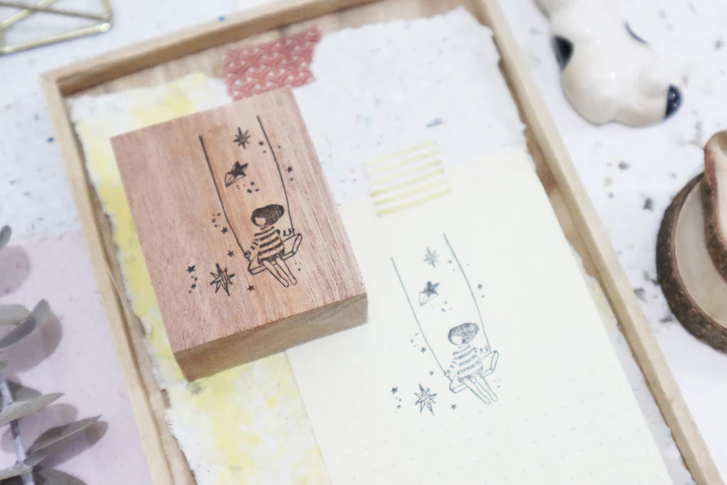 Black Milk Project - Starry Swing Rubber Stamp