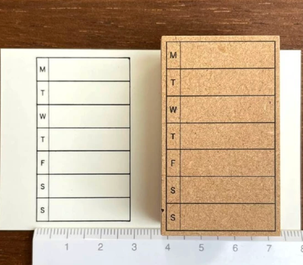 Weekly Memo Stamp (English Version)