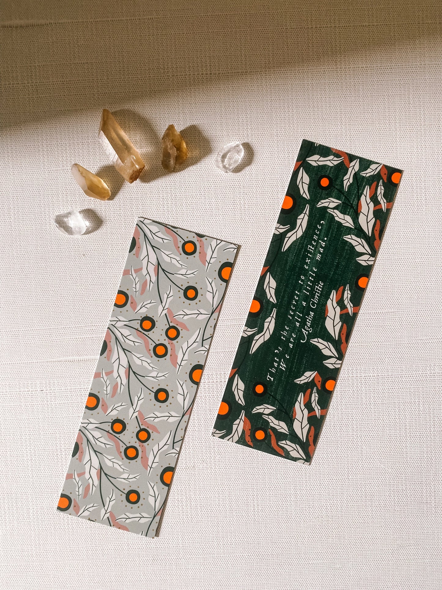 Bookmark: We Are All A Little Mad - Literary Quote