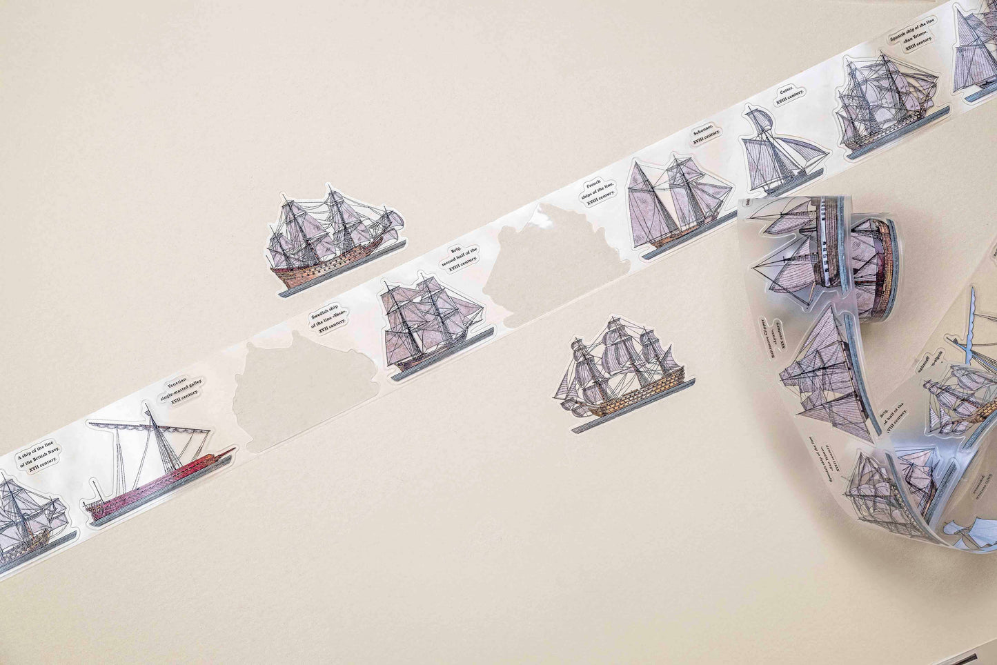 Sailing Ships Transparent Tape