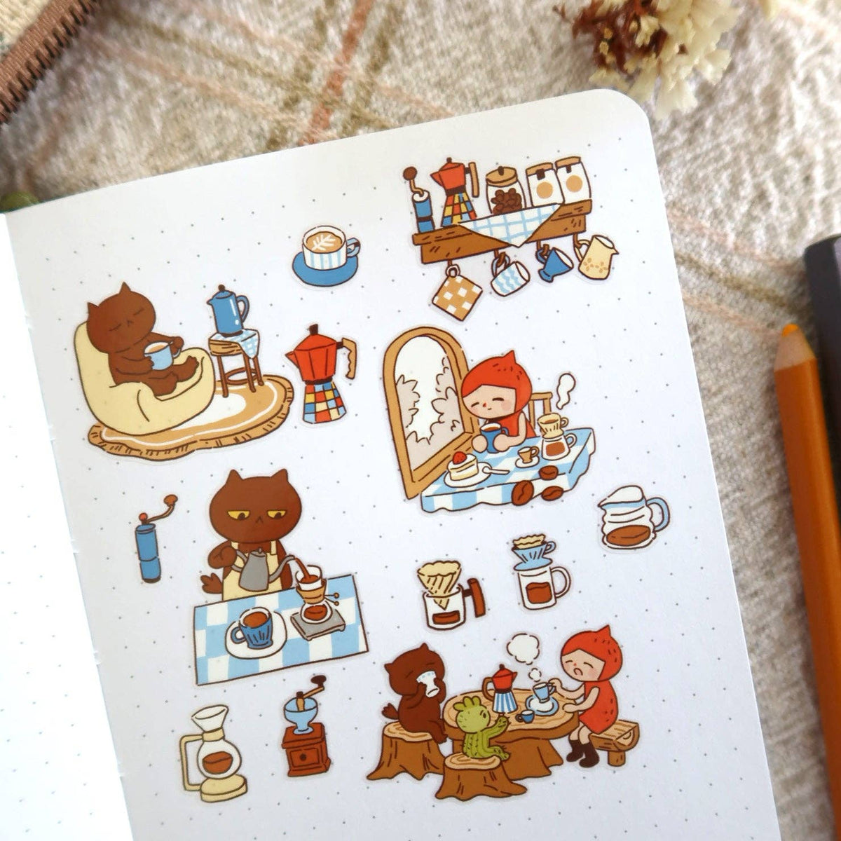 Coffee Corners - Sticker Sheet