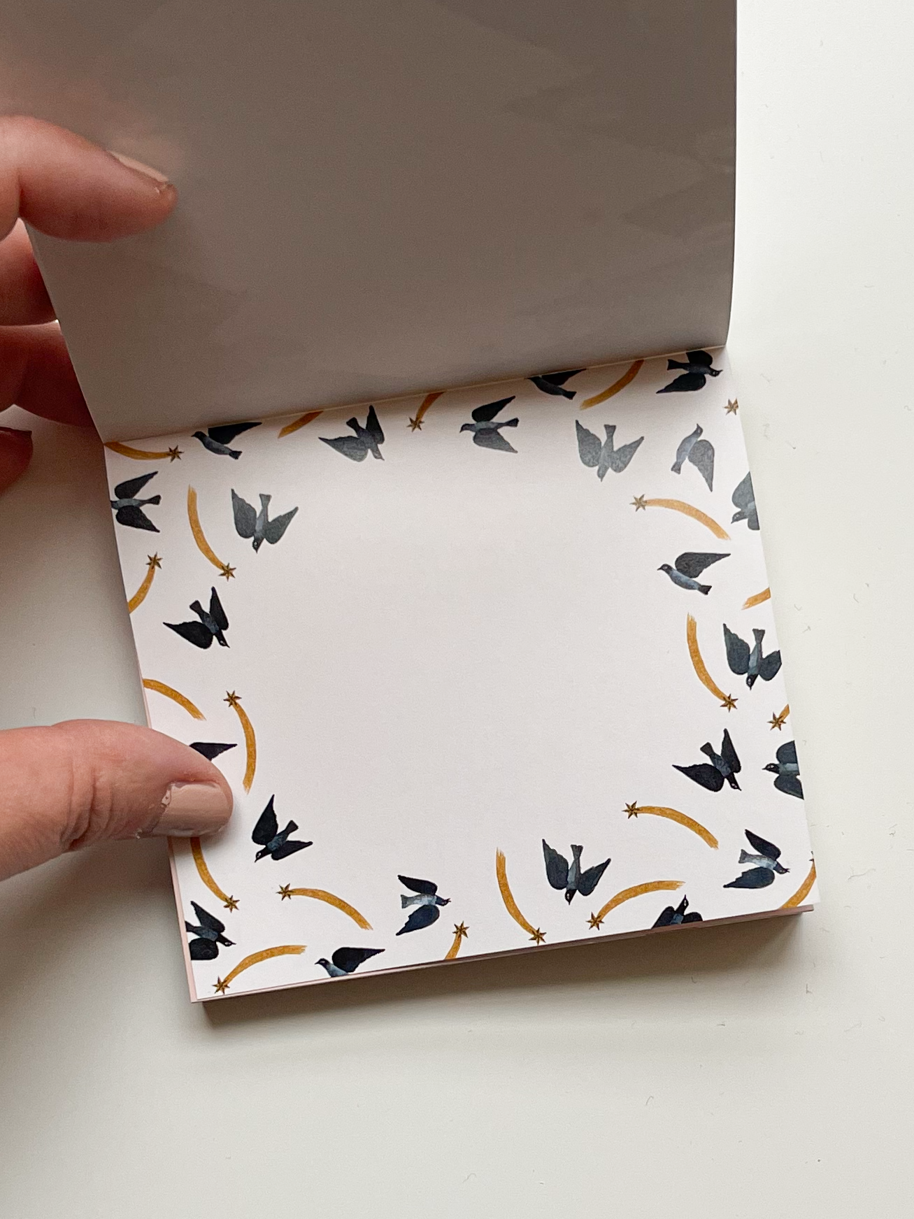Nishi Shuku Bird Square Memo Pad