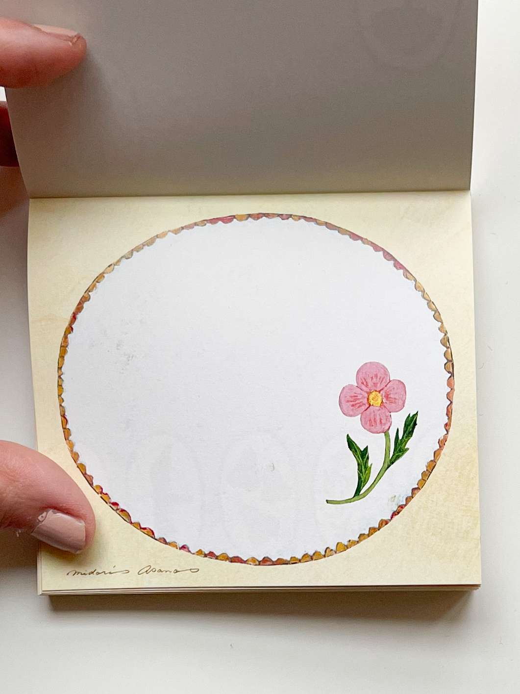 Bird Song Square Memo Pad