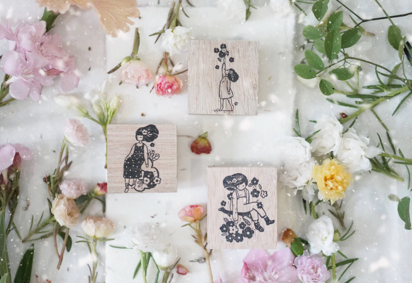 Black Milk Project - Miss Bailey Rubber Stamp (Bloom Series)