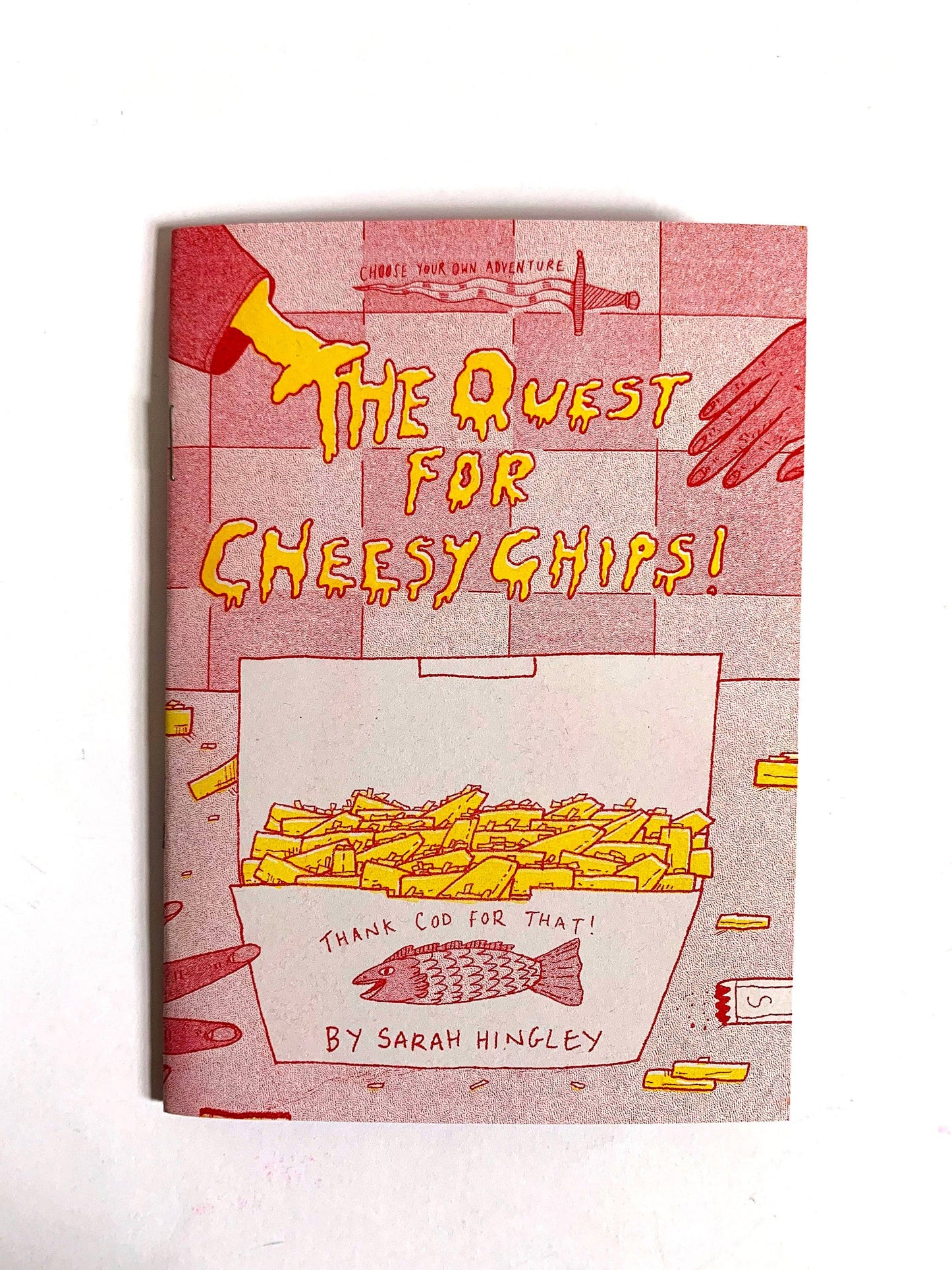 Quest for Cheesy Chips Choose Your Own Adventure Zine A6
