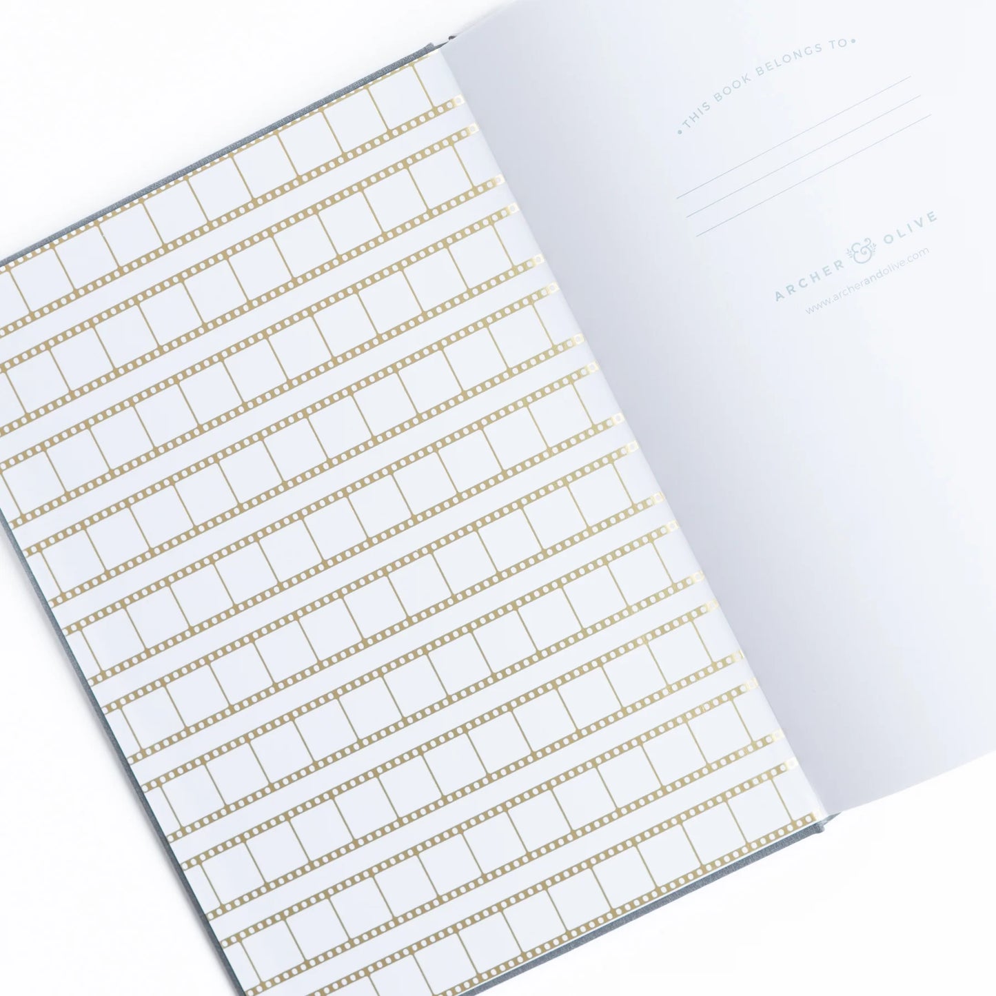 Archer & Olive Vintage Camera Traveler's Notebook Dot Grid Interior Gold Film