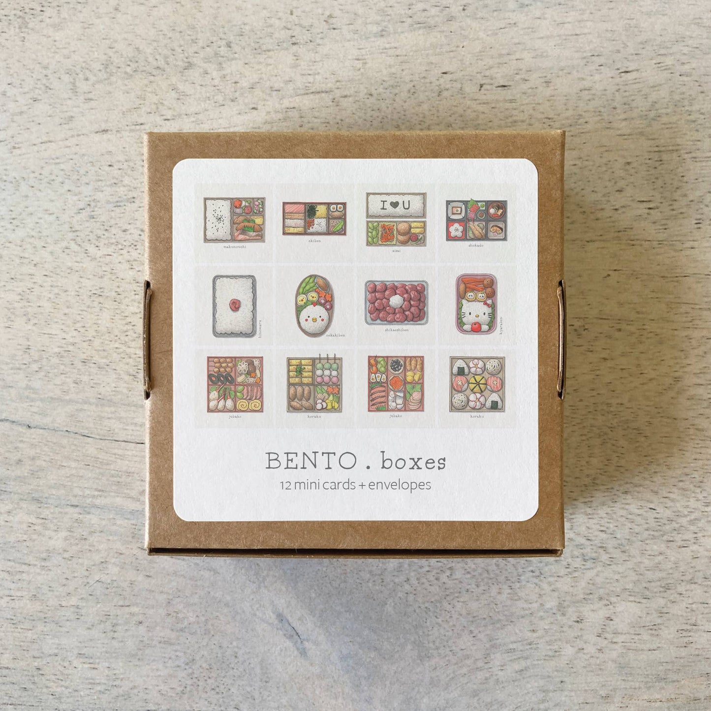 Mini Cards Set / Bento Boxes