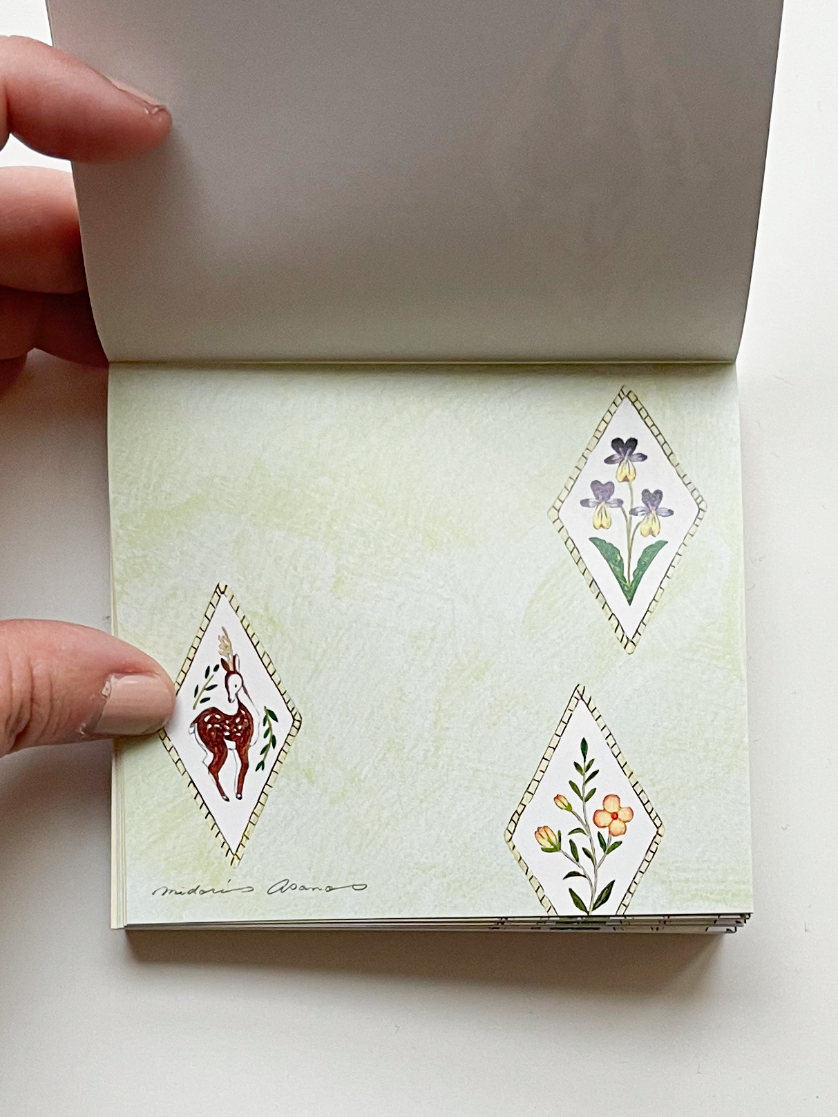 Deer Dream Square Memo Pad
