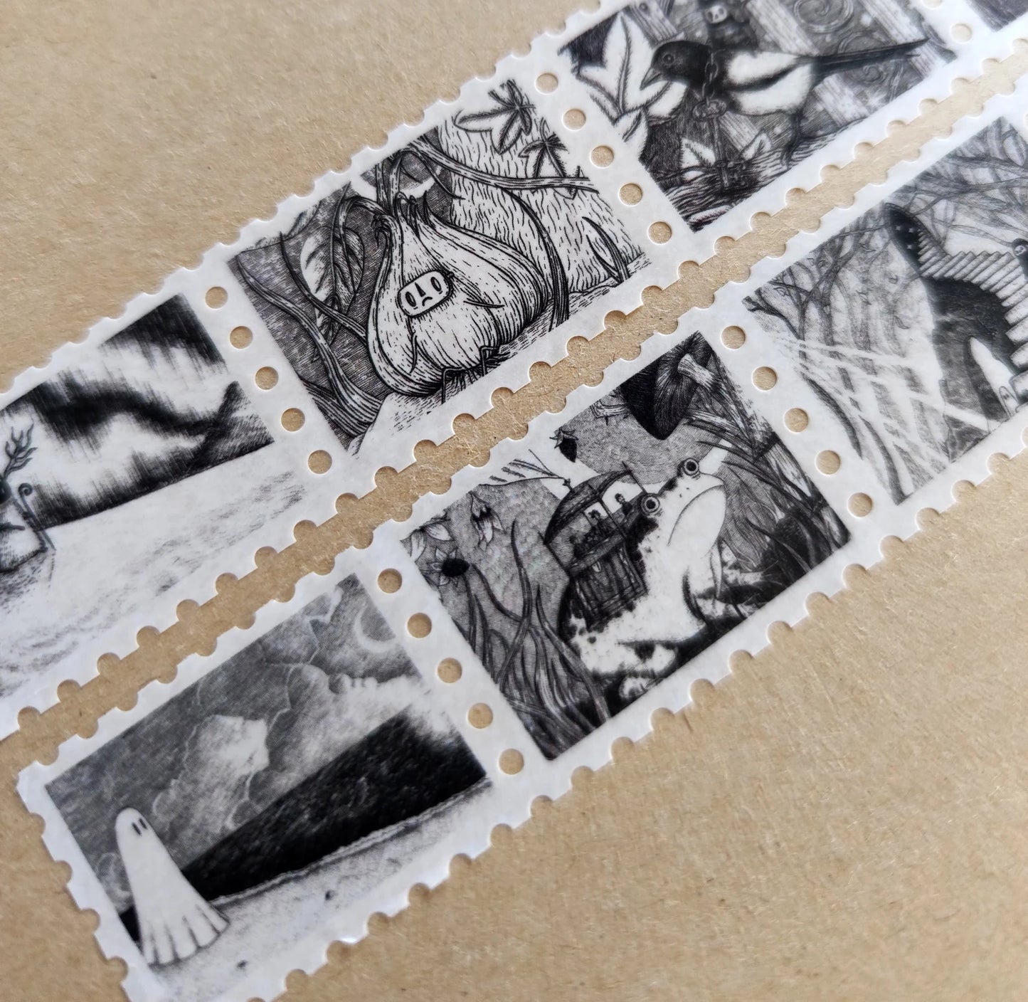 Curious Stamps Fantasy Art Washi Tape