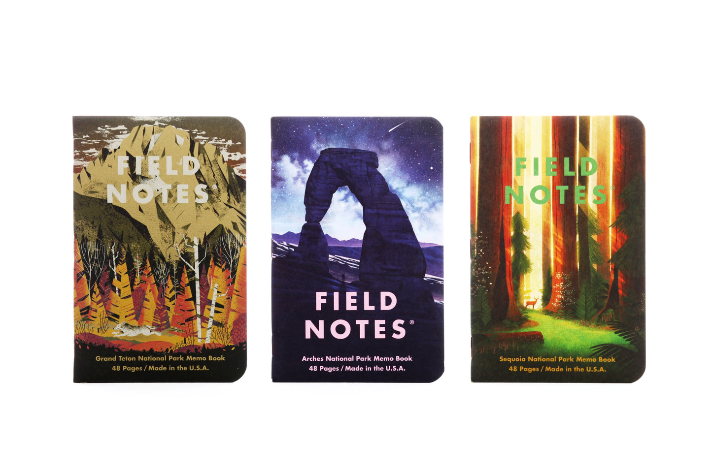 National Parks Pocket Notebooks - Series D (3 Pack)