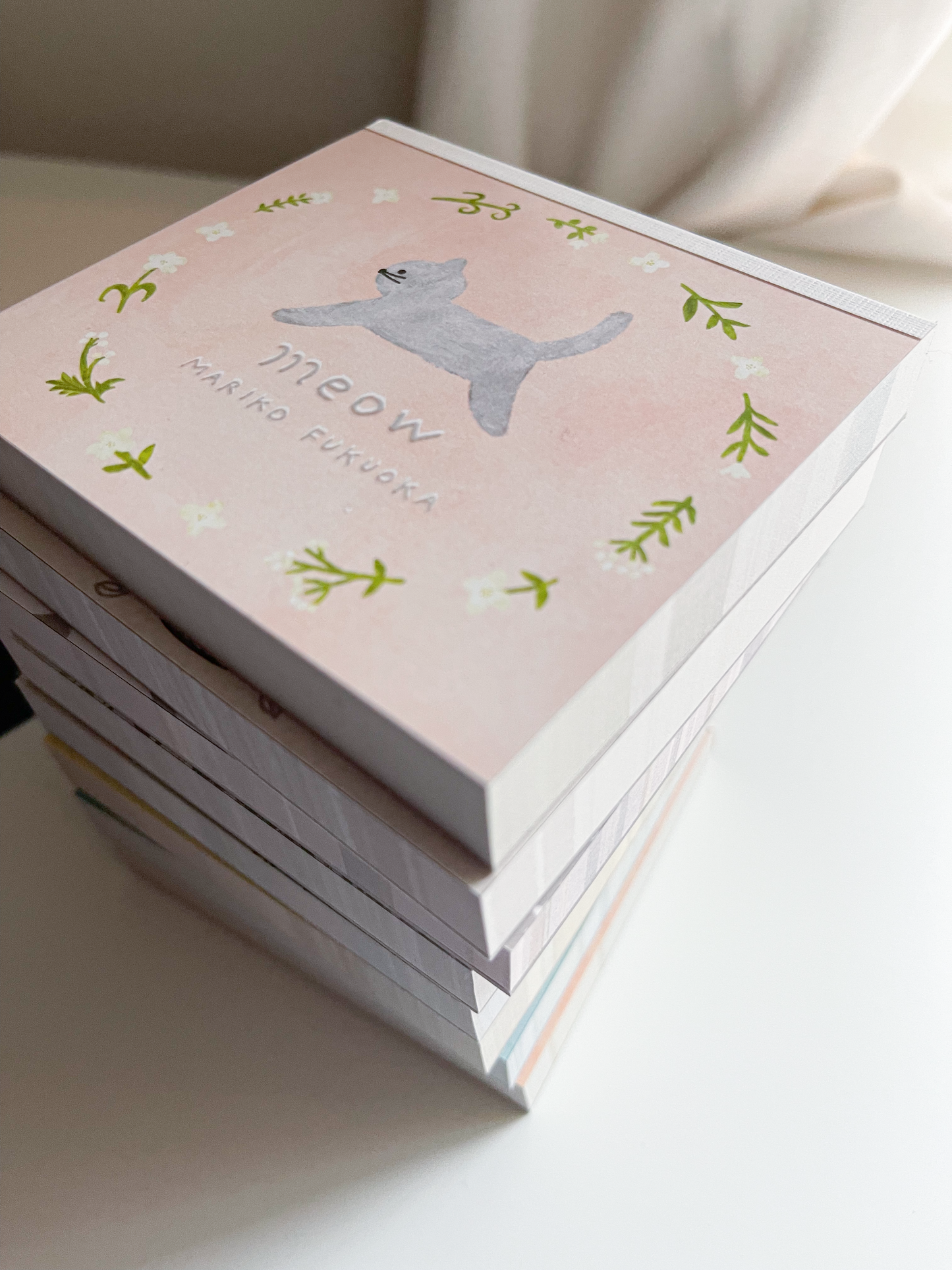 Meow Square Memo Pad