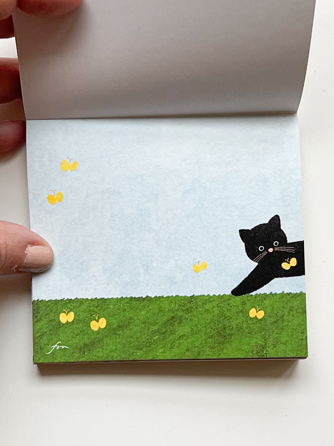 Meow Square Memo Pad