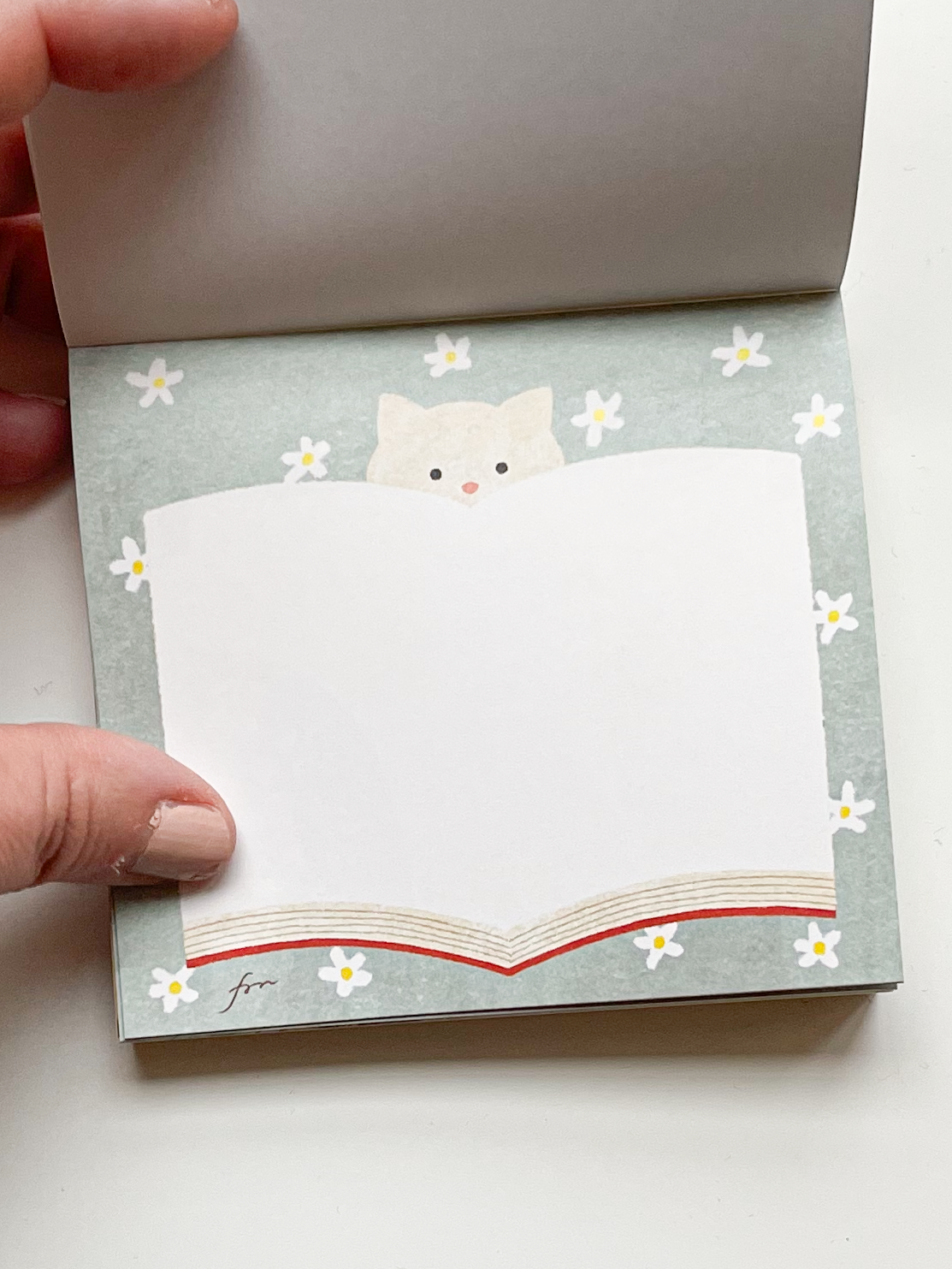 Meow Square Memo Pad