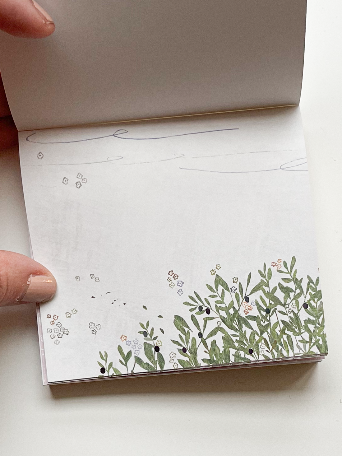 Michikusa Bana Square Memo Pad