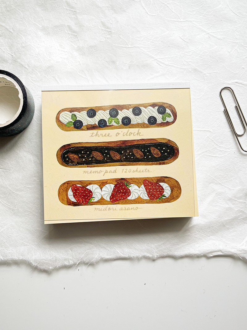 Three O'Clock Square Memo Pad