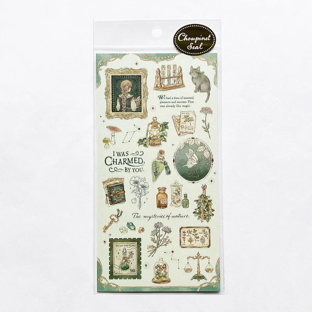 Olivia - Choupinet Seal Stickers (with Gold Foil)