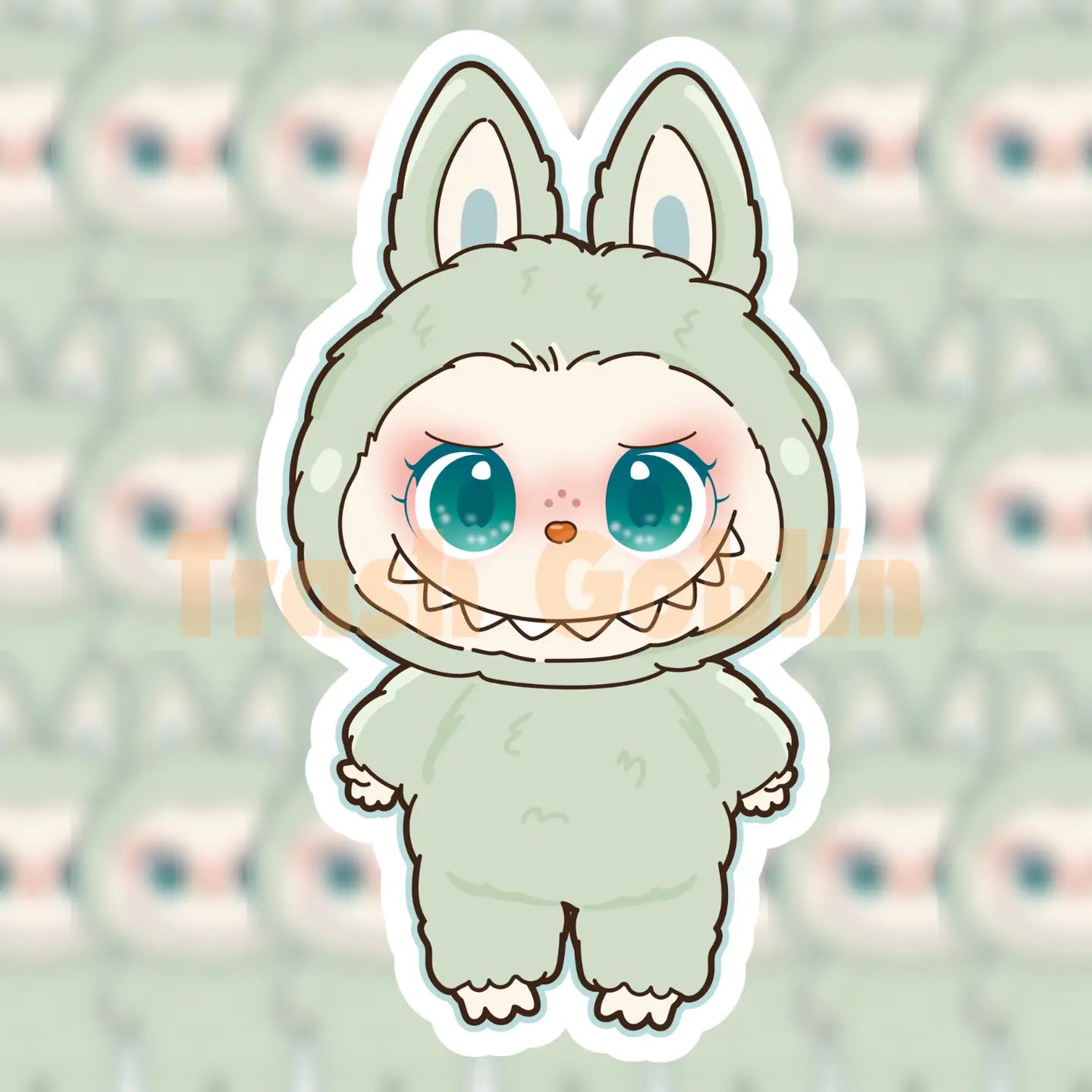 Labubu Monster Vinyl Stickers