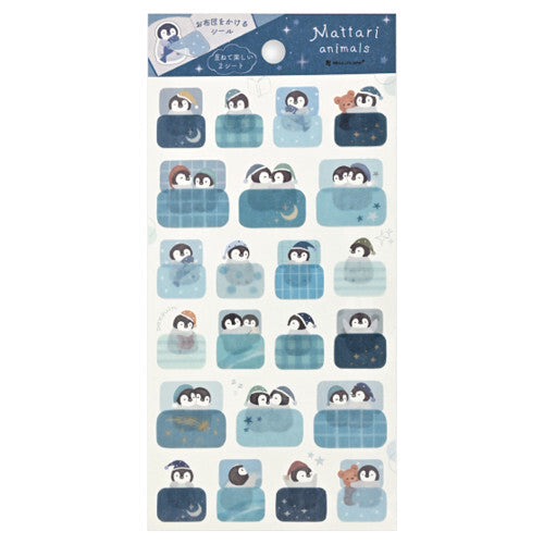 Seal Mamari Night Large Penguin Sticker Sheet