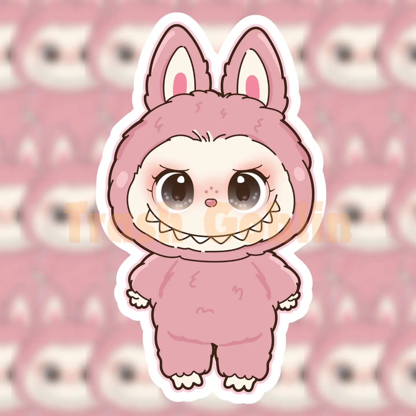Labubu Monster Vinyl Stickers