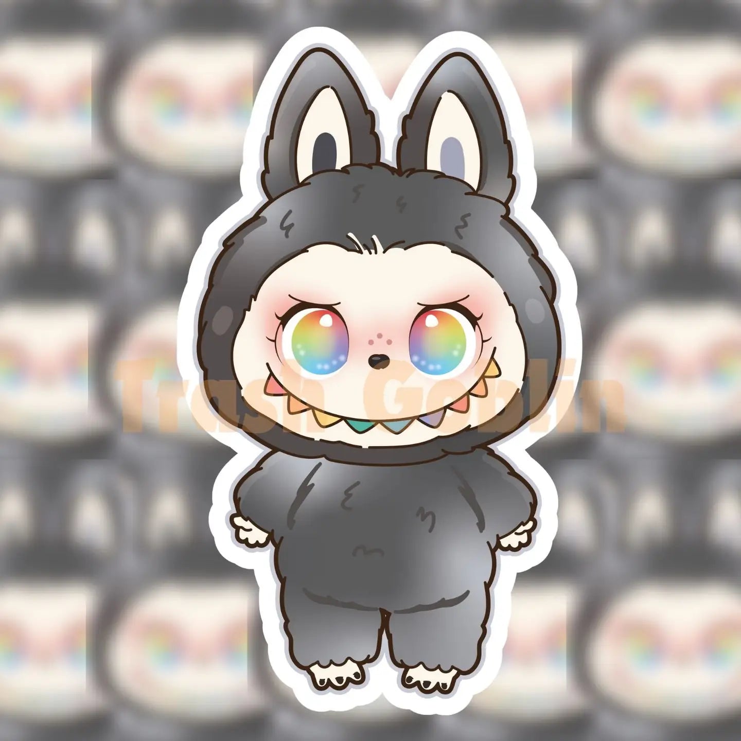 Labubu Monster Vinyl Stickers