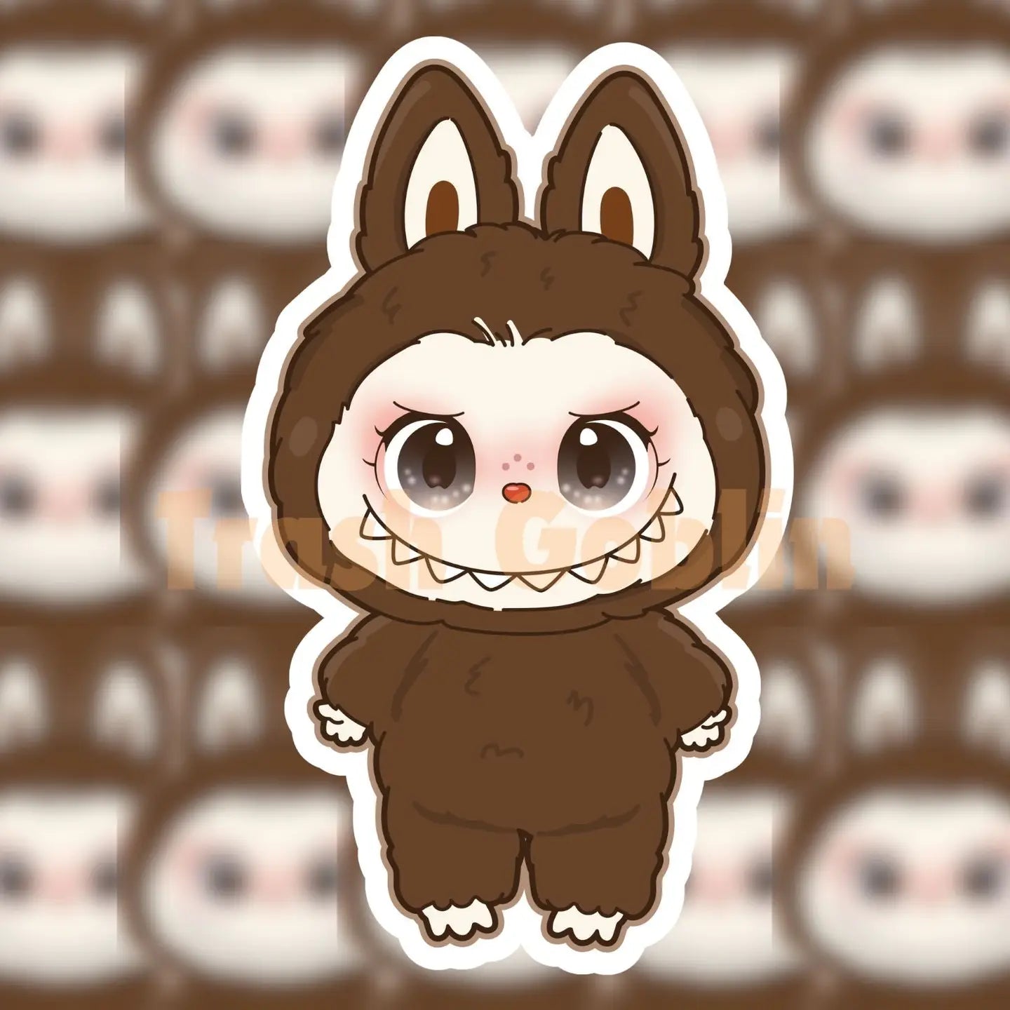 Labubu Monster Vinyl Stickers