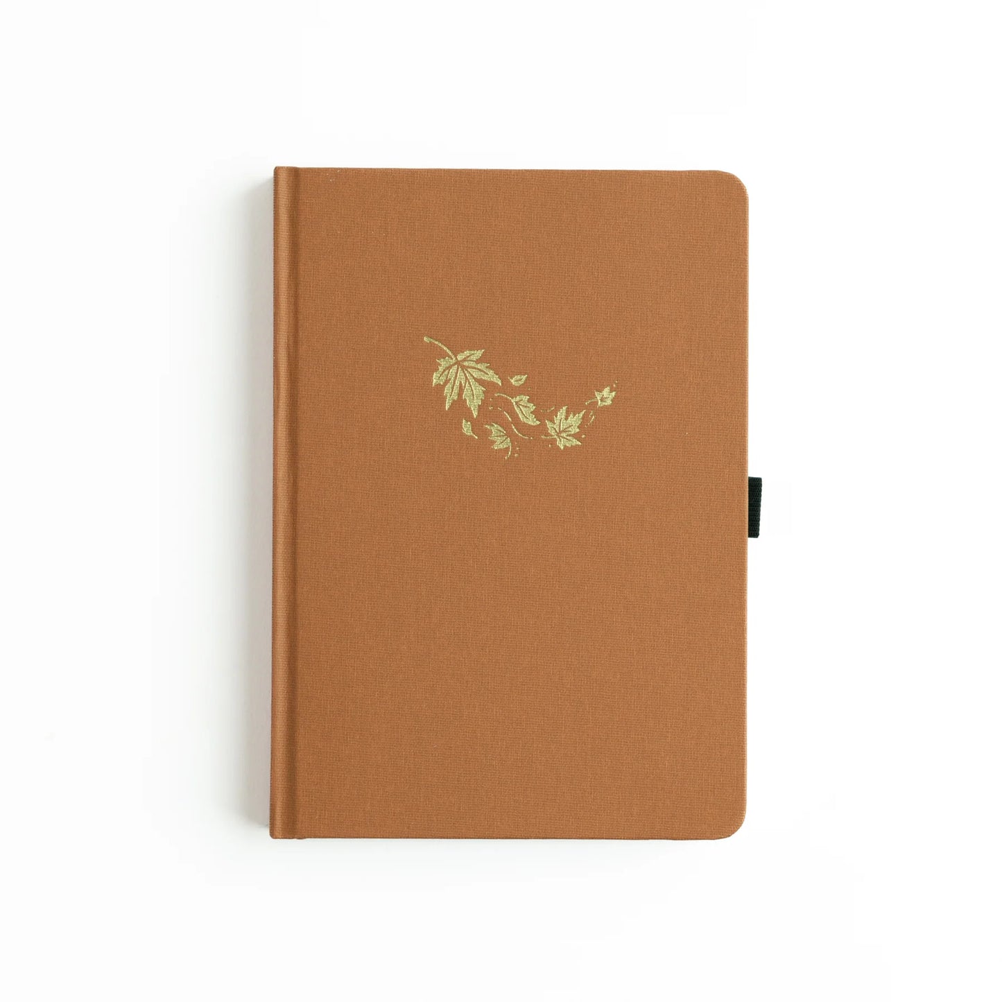 Archer and Olive Swirling Leaves Notebook A5 Size Dot Grid