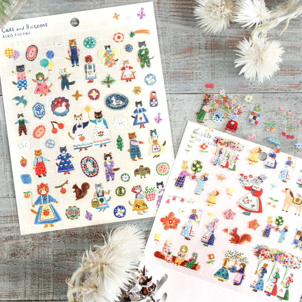 Flakes, Seals, and Sticker Sheets